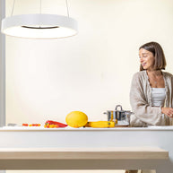 Hanglamp Ringlede 2695W wit rond 48 cm