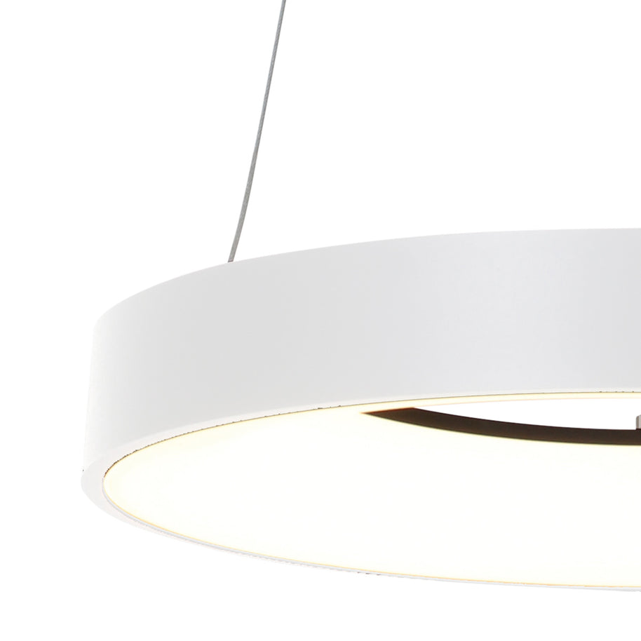 Hanglamp Ringlede 2695W wit rond 48 cm