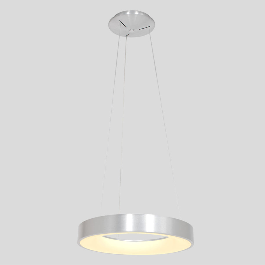Hanglamp Ringlede 2695ZI Zilver rond 48cm