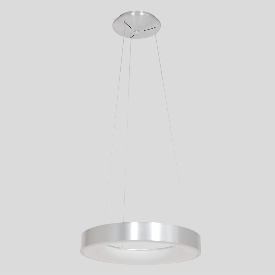Hanglamp Ringlede 2695ZI Zilver rond 48cm