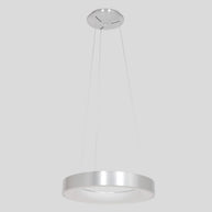 Hanglamp Ringlede 2695ZI Zilver rond 48cm