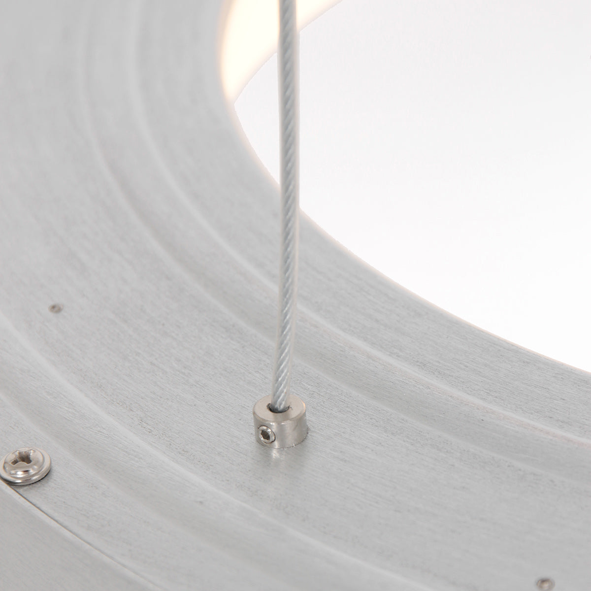 Hanglamp Ringlede 2695ZI Zilver rond 48cm