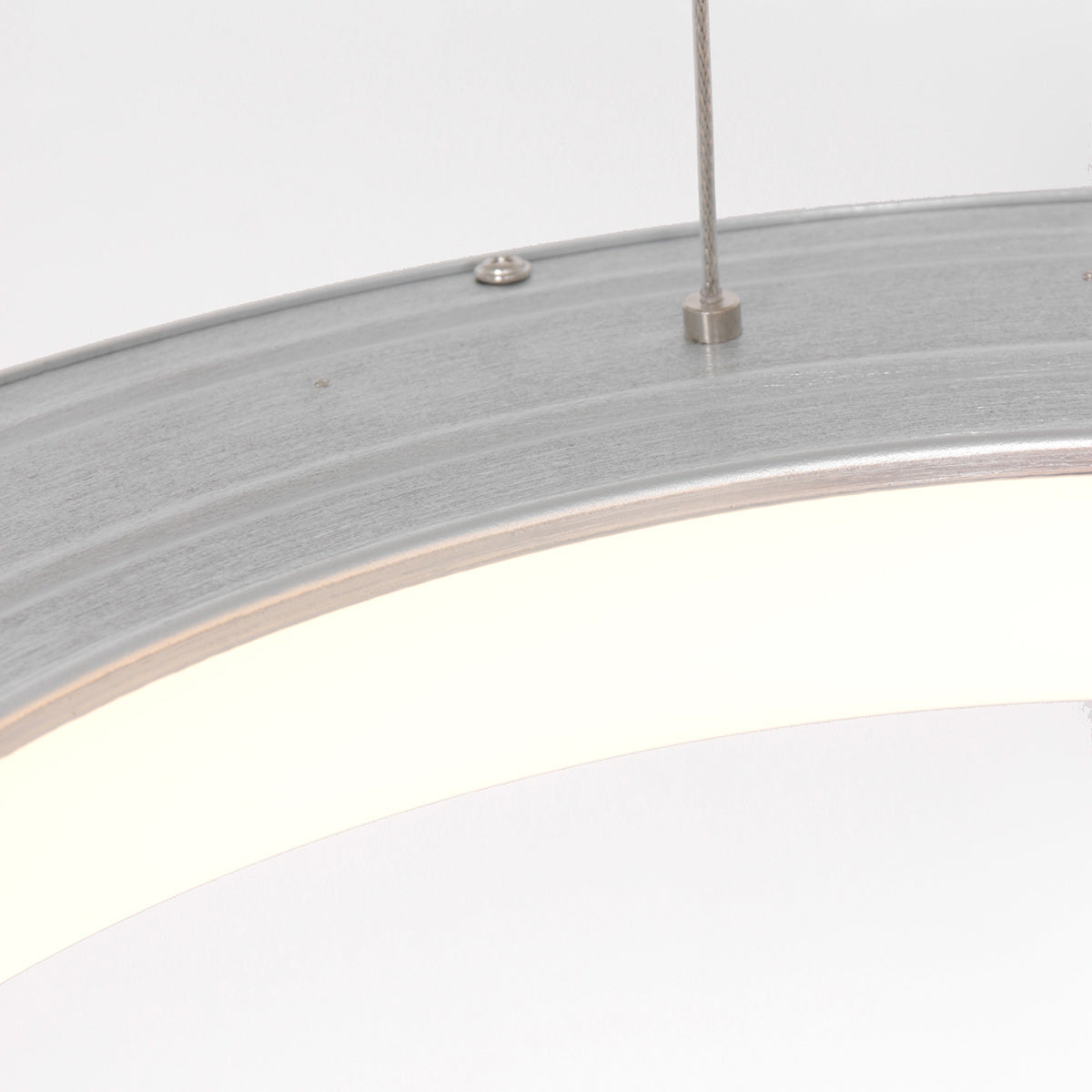 Hanglamp Ringlede 2695ZI Zilver rond 48cm