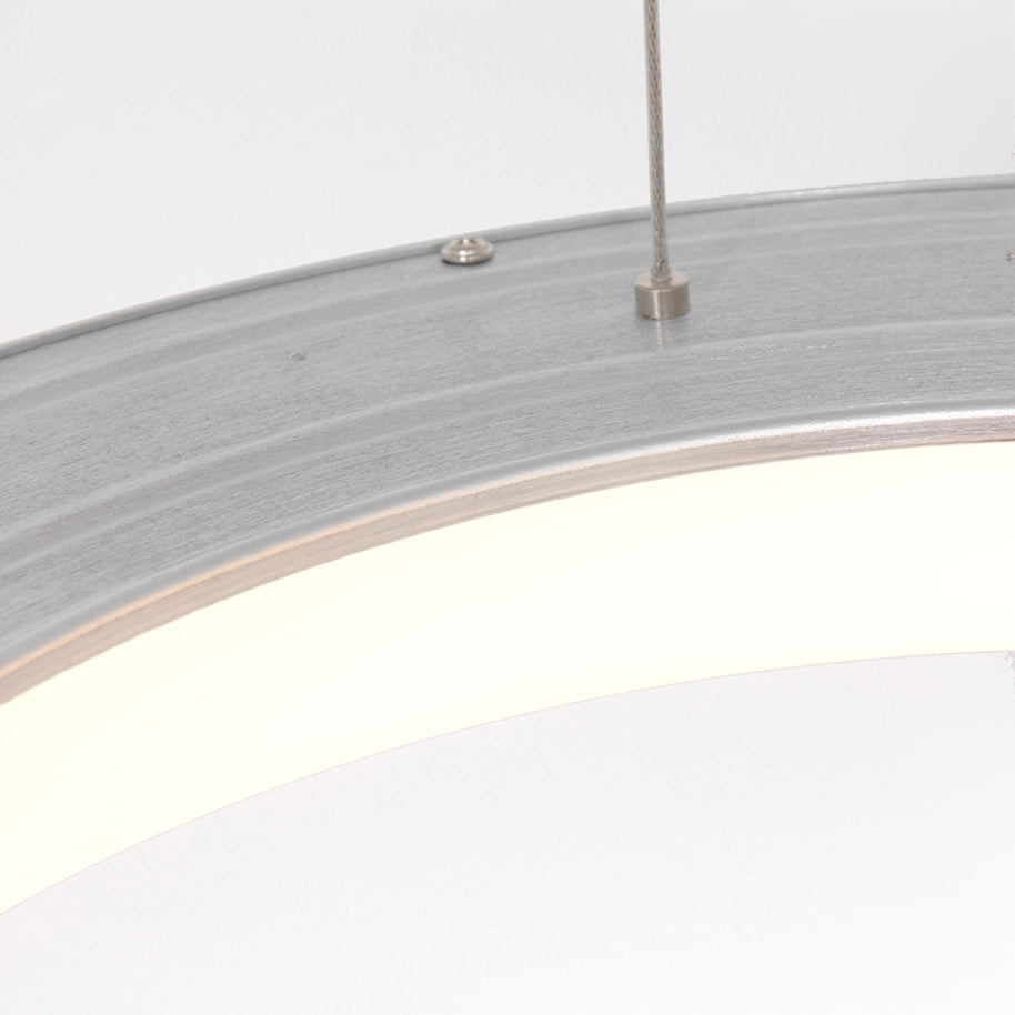 Hanglamp Ringlede 2695ZI Zilver rond 48cm