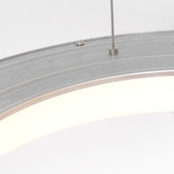 Hanglamp Ringlede 2695ZI Zilver rond 48cm