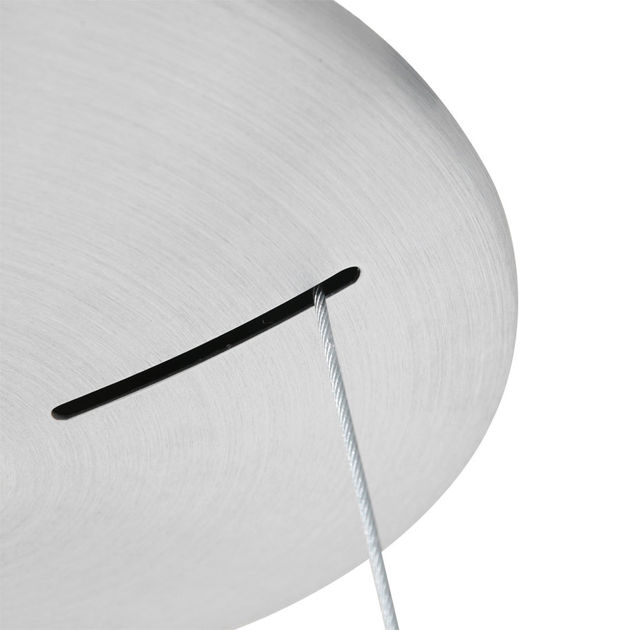 Hanglamp Ringlede 2695ZI Zilver rond 48cm