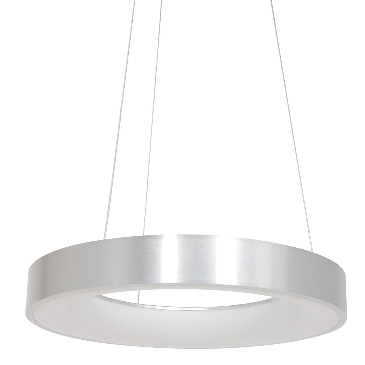 Hanglamp Ringlede 2695ZI Zilver rond 48cm