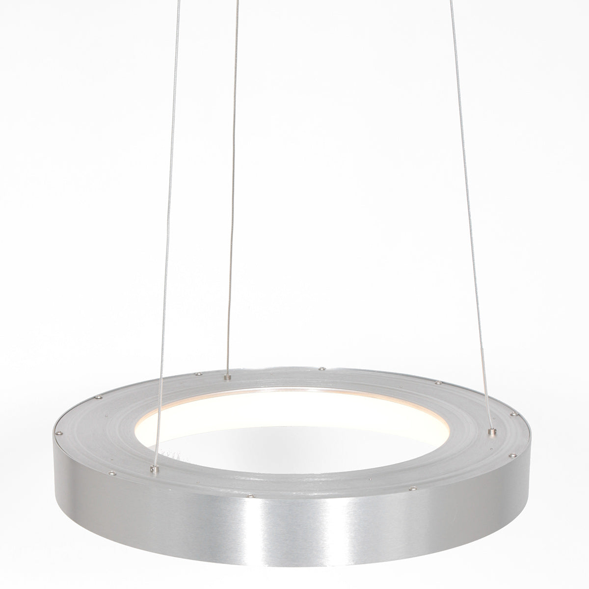 Hanglamp Ringlede 2695ZI Zilver rond 48cm
