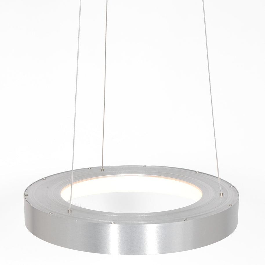 Hanglamp Ringlede 2695ZI Zilver rond 48cm