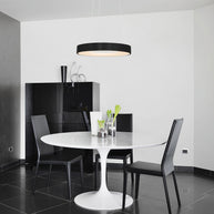 Hanglamp Ringlede 2695ZW Zwart rond 48 cm