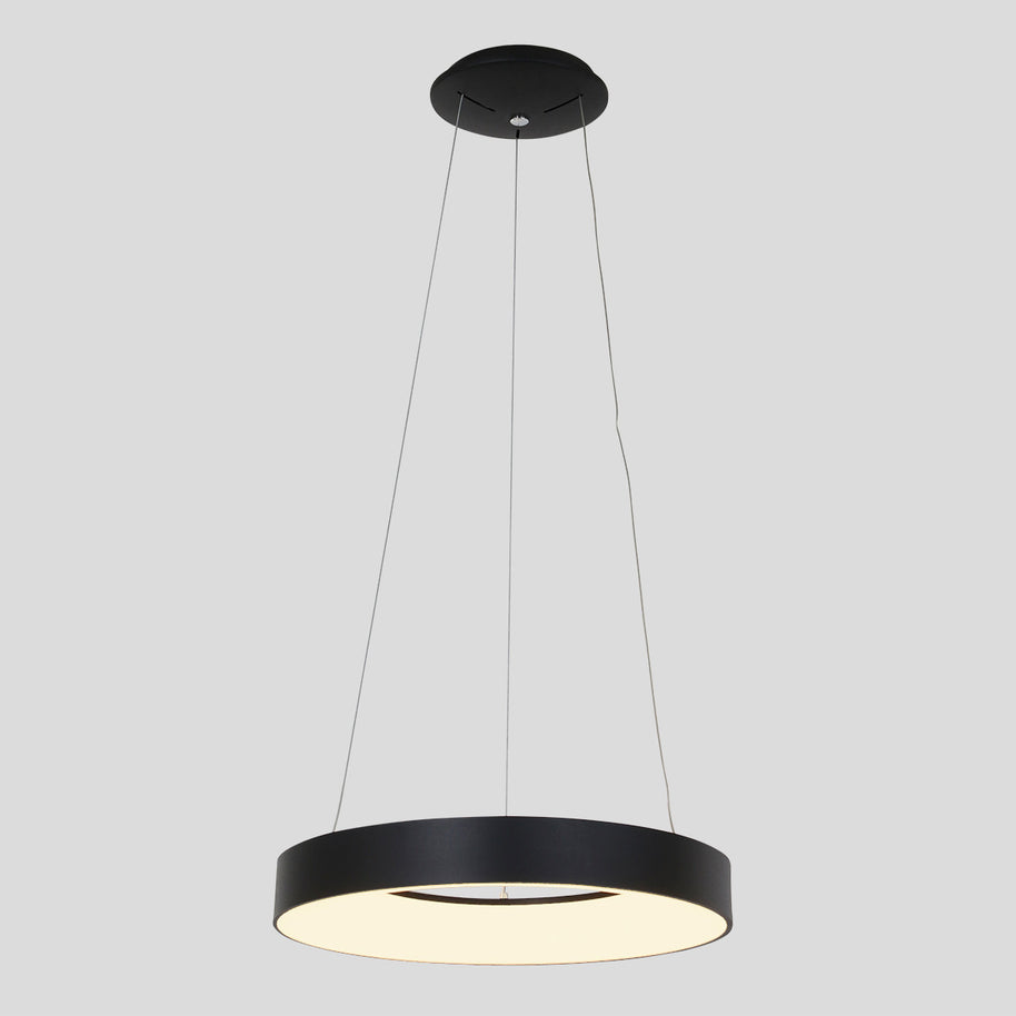 Hanglamp Ringlede 2695ZW Zwart rond 48 cm