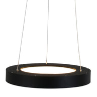 Hanglamp Ringlede 2695ZW Zwart rond 48 cm