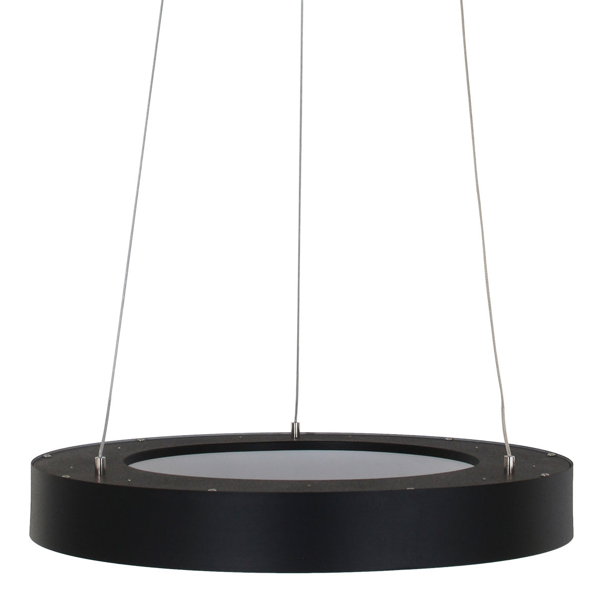 Hanglamp Ringlede 2695ZW Zwart rond 48 cm