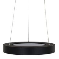 Hanglamp Ringlede 2695ZW Zwart rond 48 cm