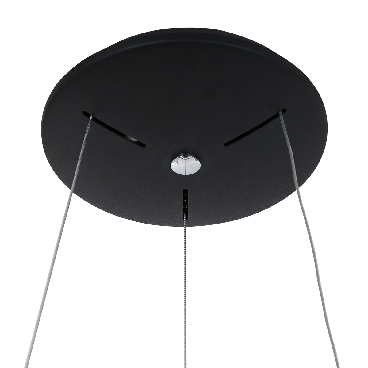 Hanglamp Ringlede 2695ZW Zwart rond 48 cm