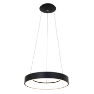 Hanglamp Ringlede 2695ZW Zwart rond 48 cm