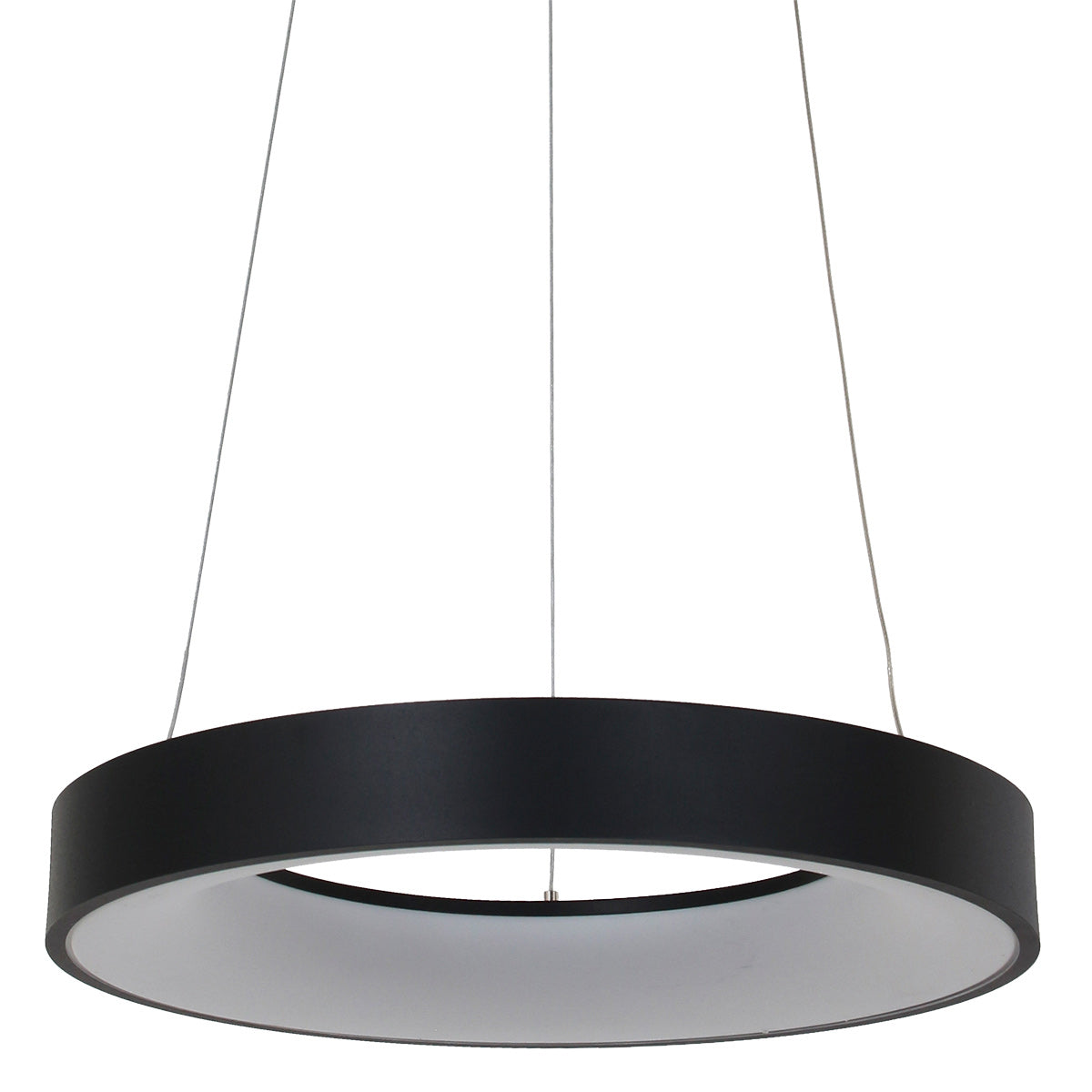 Hanglamp Ringlede 2695ZW Zwart rond 48 cm