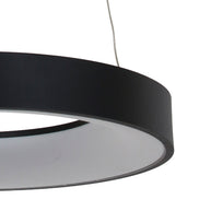 Hanglamp Ringlede 2695ZW Zwart rond 48 cm