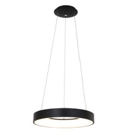 Hanglamp Ringlede 2695ZW Zwart rond 48 cm