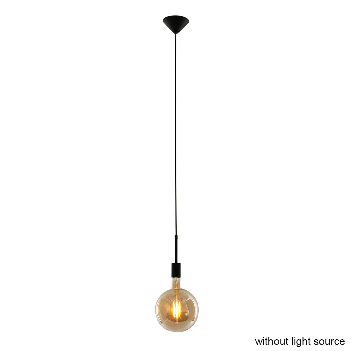 Hanglamp Minimalics 2701ZW Zwart met E27 fitting