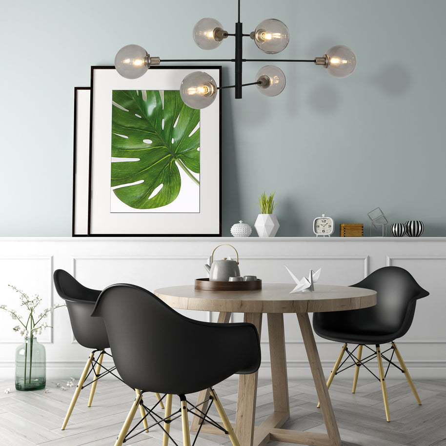 Hanglamp Constellation 2709ZW Zwart draaibaar E14 fitting
