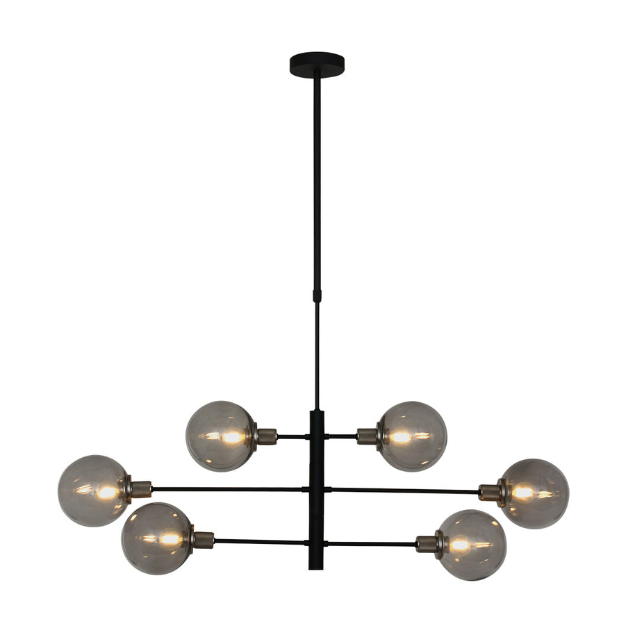 Hanglamp Constellation 2709ZW Zwart draaibaar E14 fitting