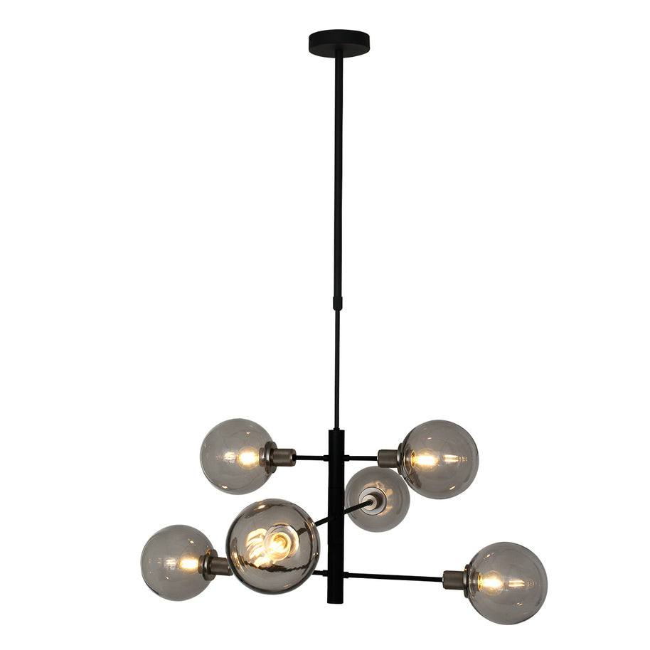 Hanglamp Constellation 2709ZW Zwart draaibaar E14 fitting