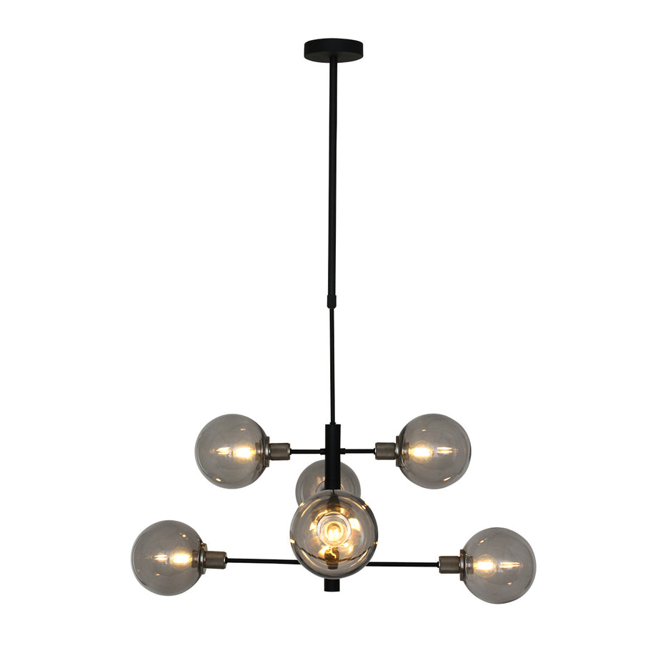 Hanglamp Constellation 2709ZW Zwart draaibaar E14 fitting