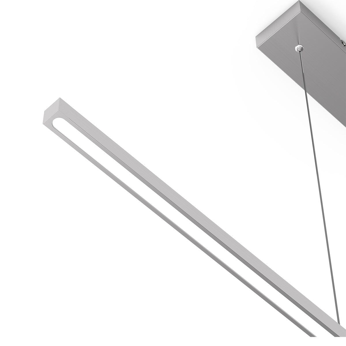 Minimalistische stalen hanglamp Danske 2745ST 2000 Lumen