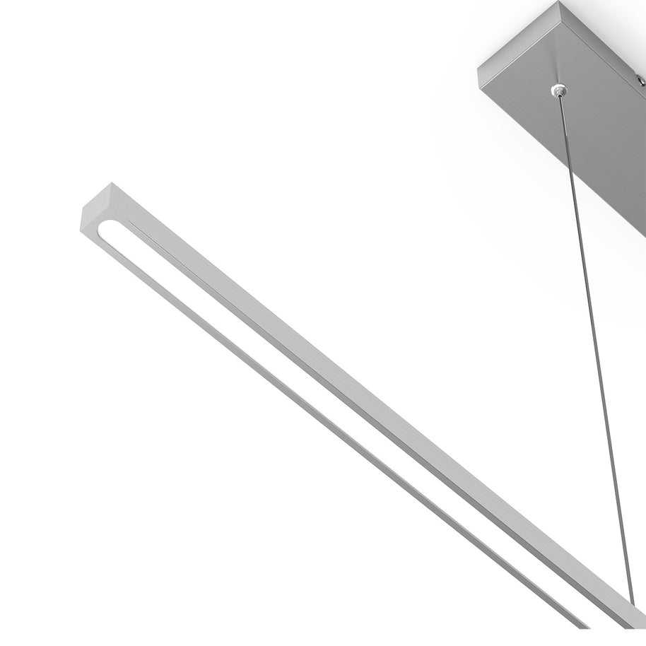 Minimalistische stalen hanglamp Danske 2745ST 2000 Lumen