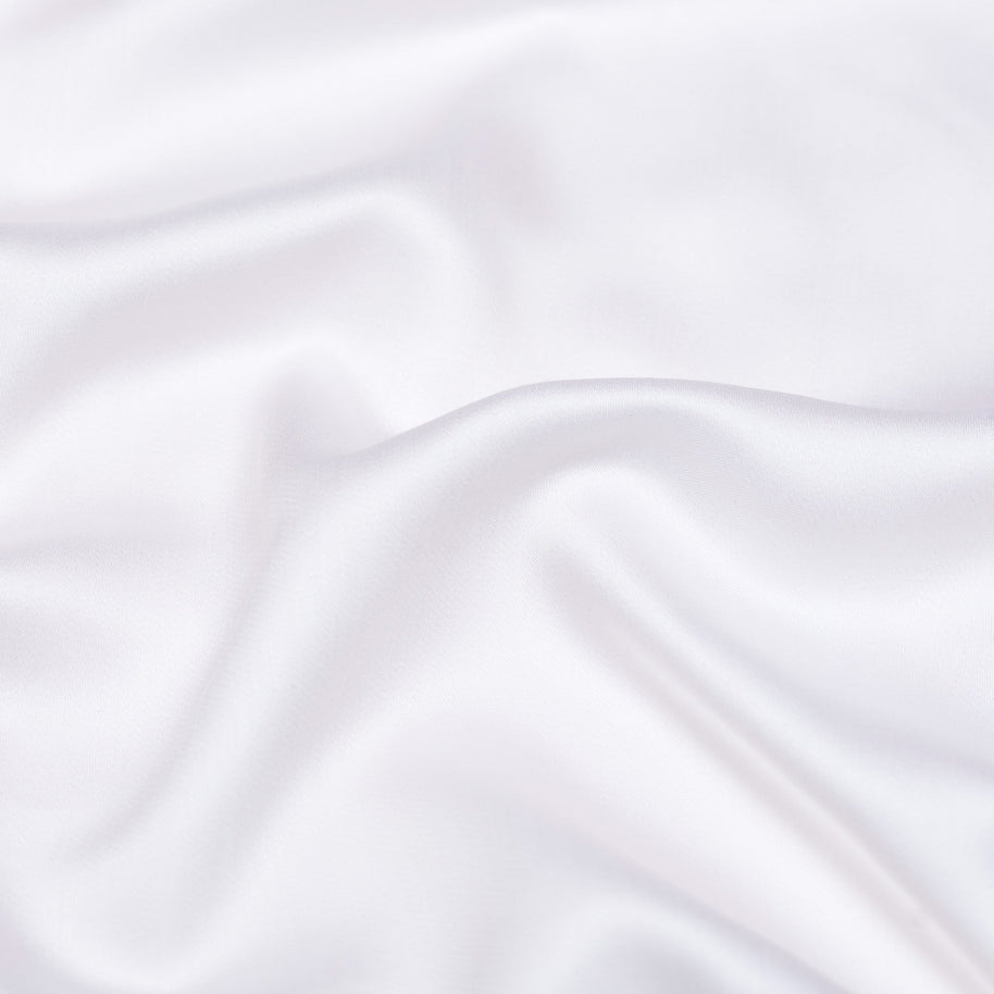 Coco & Cici - TENCEL - Satijn Kussensloop Wit - 1 kussensloop 80x80