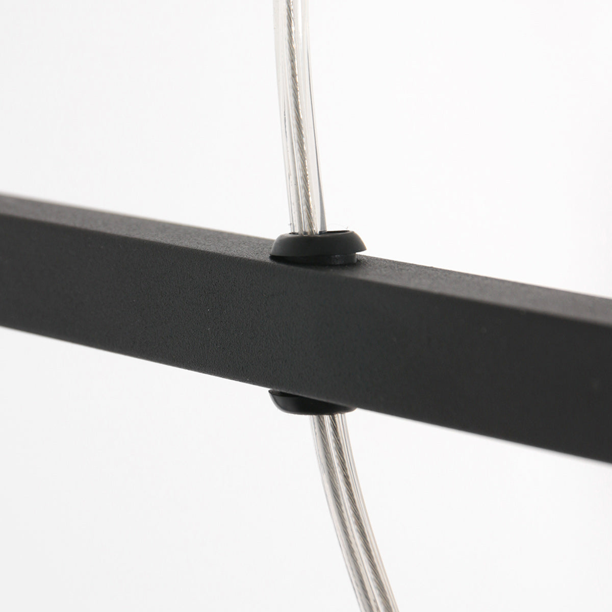 Zwarte hanglamp Buckley 2983ZW met plateau en 4 x E27-fitting