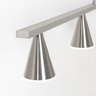 Hanglamp Vortex 3066ST staal 5-lichts instelbare lichtkleur