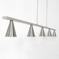 Hanglamp Vortex 3066ST staal 5-lichts instelbare lichtkleur