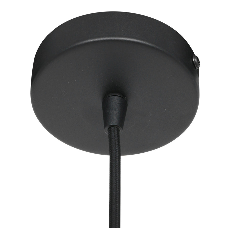 Hanglamp Aureole 3068ZW zwarte draadlamp met E27-fitting Ø45