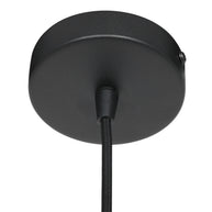 Hanglamp Aureole 3068ZW zwarte draadlamp met E27-fitting Ø45