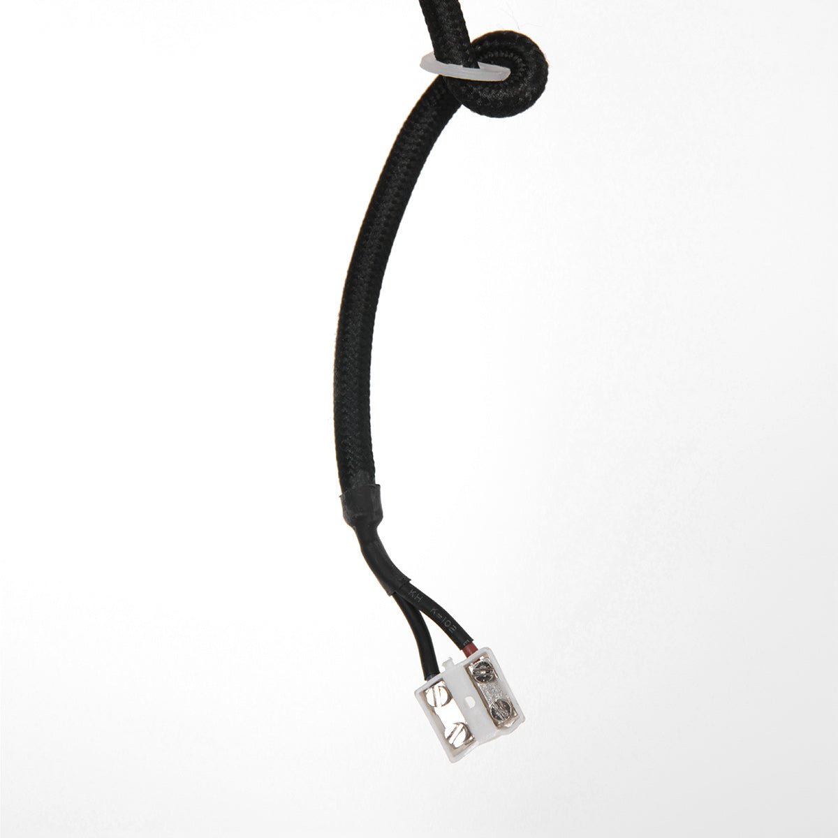 Hanglamp Aureole 3068ZW zwarte draadlamp met E27-fitting Ø45