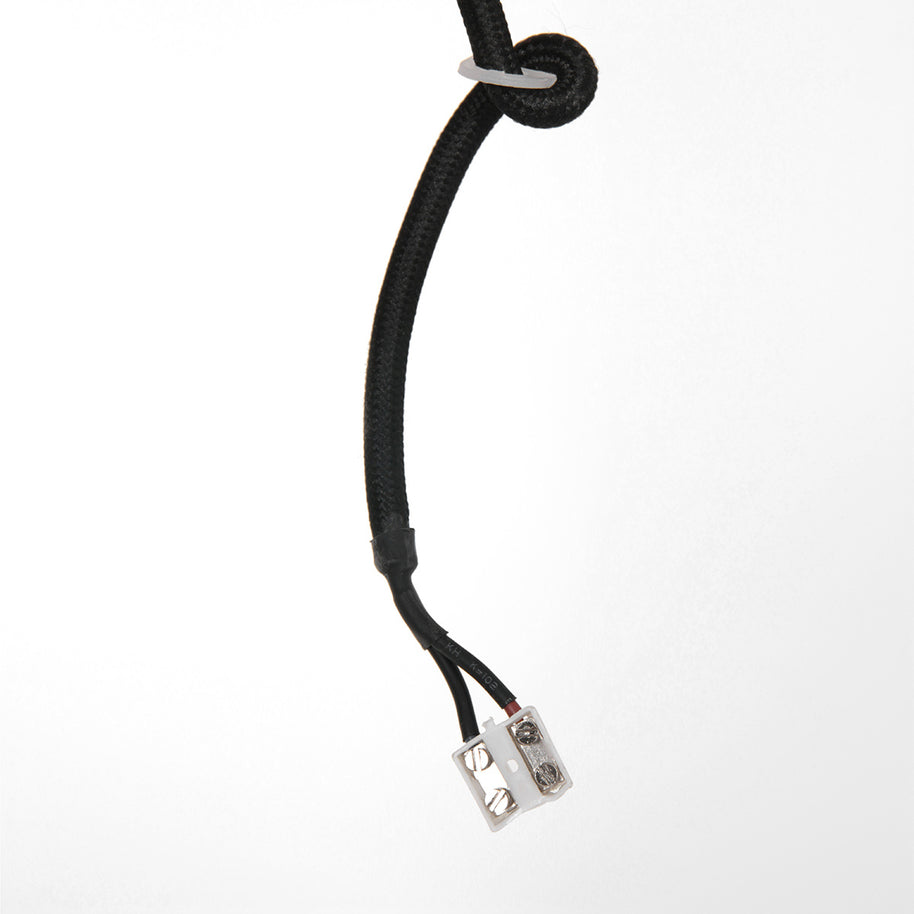 Hanglamp Aureole 3068ZW zwarte draadlamp met E27-fitting Ø45