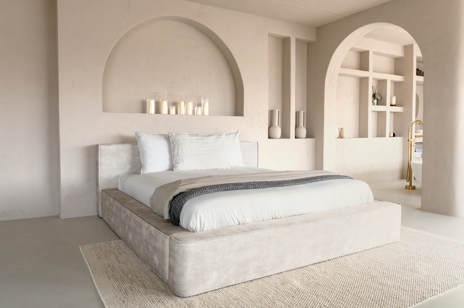 Designbed Adore Element 160x200 Beige - Met Matras