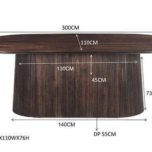 Salvator Walnoot 300 cm