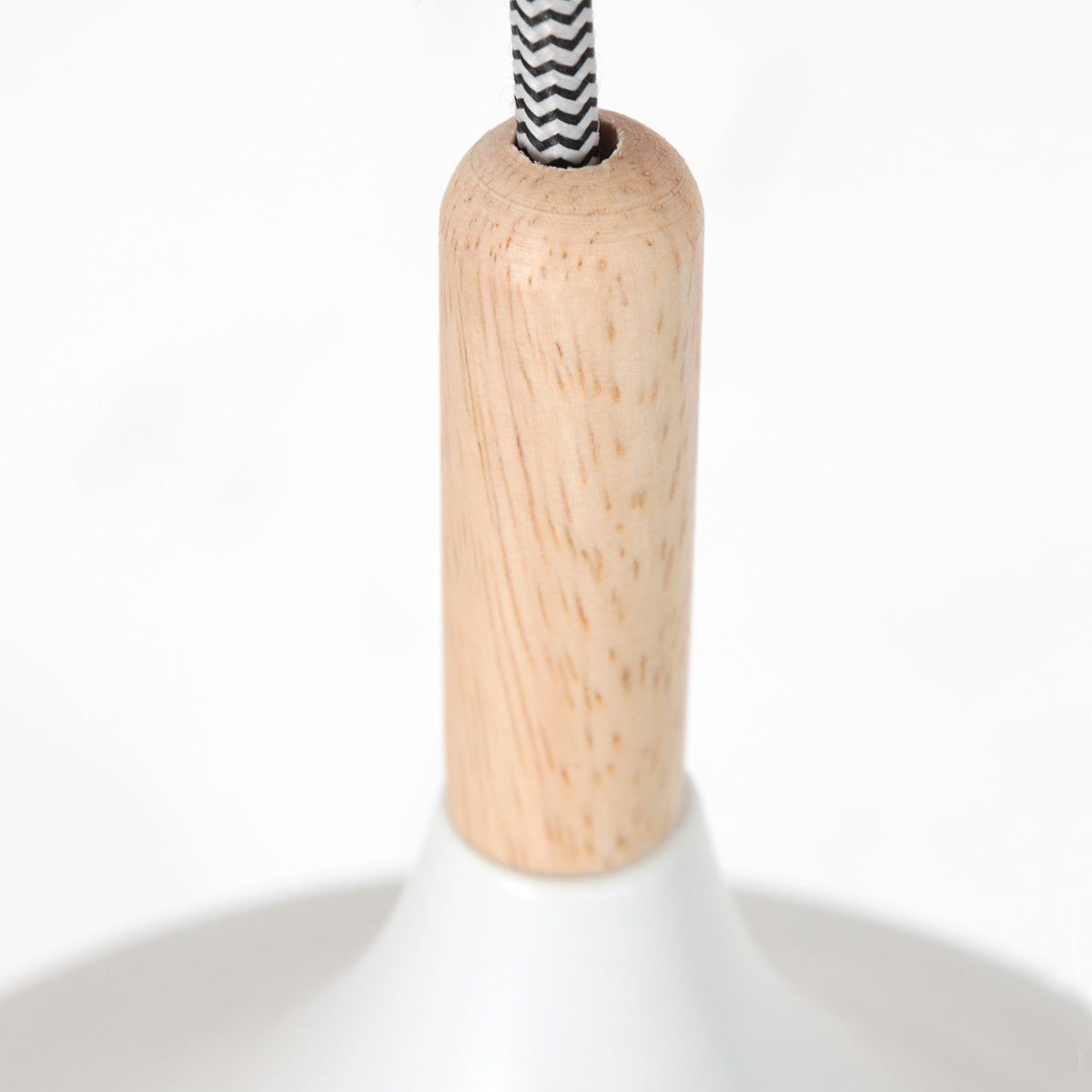 Hanglamp Bjorr 3099W – witte 3-lichtslamp met Scandinavische charme
