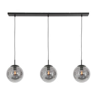 Hanglamp Bollique New 3122ZW zwart 3-lichts E27-fitting
