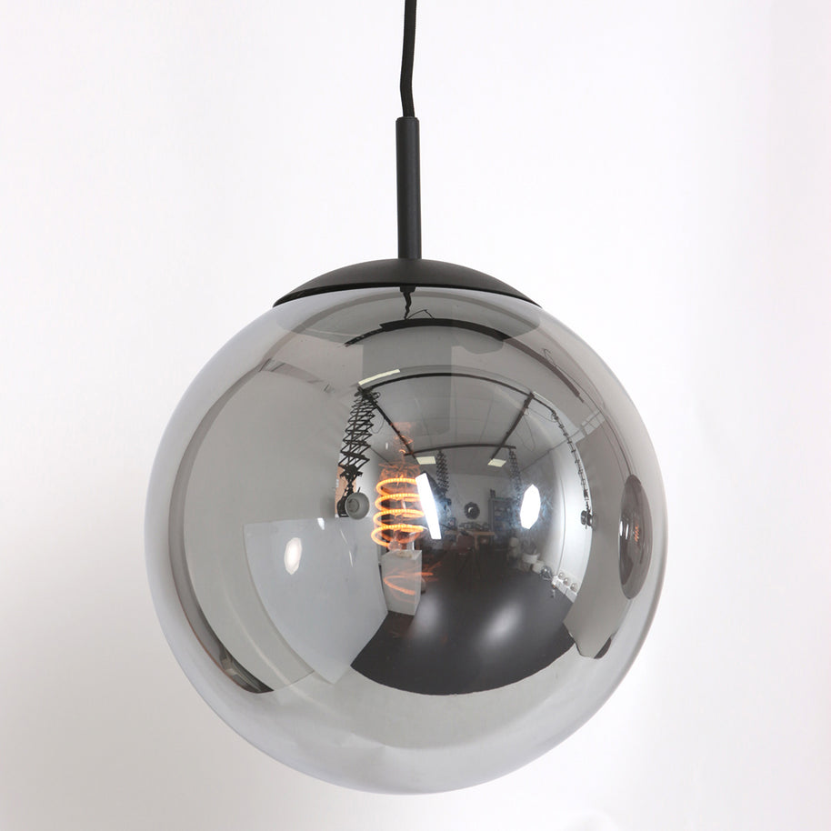 Hanglamp Bollique New 3122ZW zwart 3-lichts E27-fitting