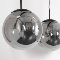 Hanglamp Bollique New 3122ZW zwart 3-lichts E27-fitting