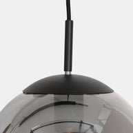 Hanglamp Bollique New 3122ZW zwart 3-lichts E27-fitting