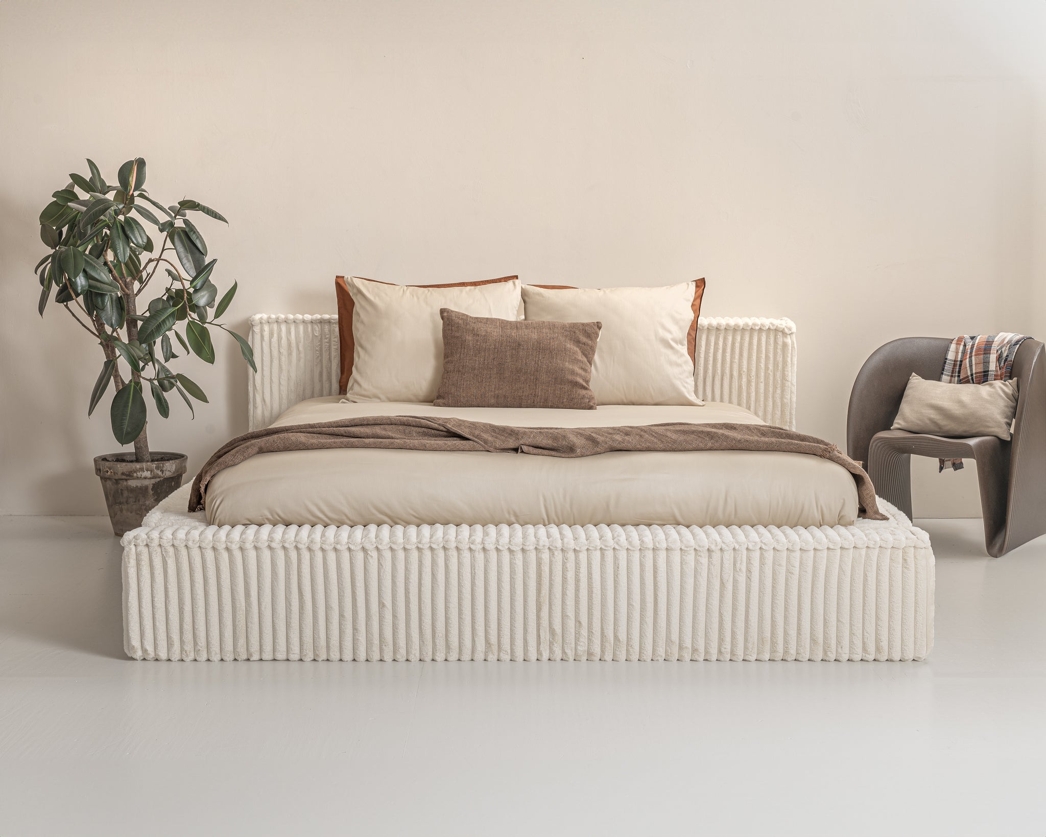Designbed Adore Melody 140x200 Beige - Zonder Matras