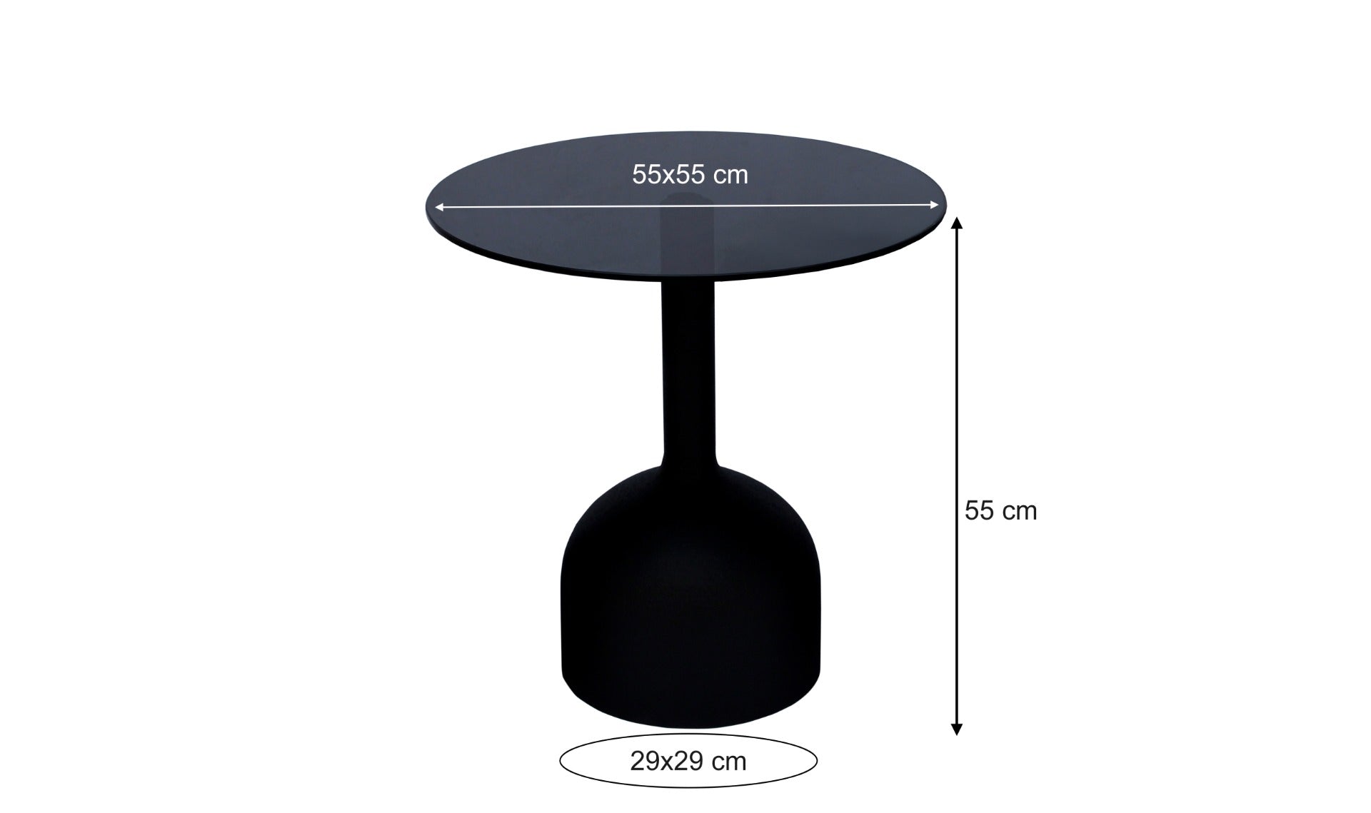 Brix Isa Zwart 55 cm