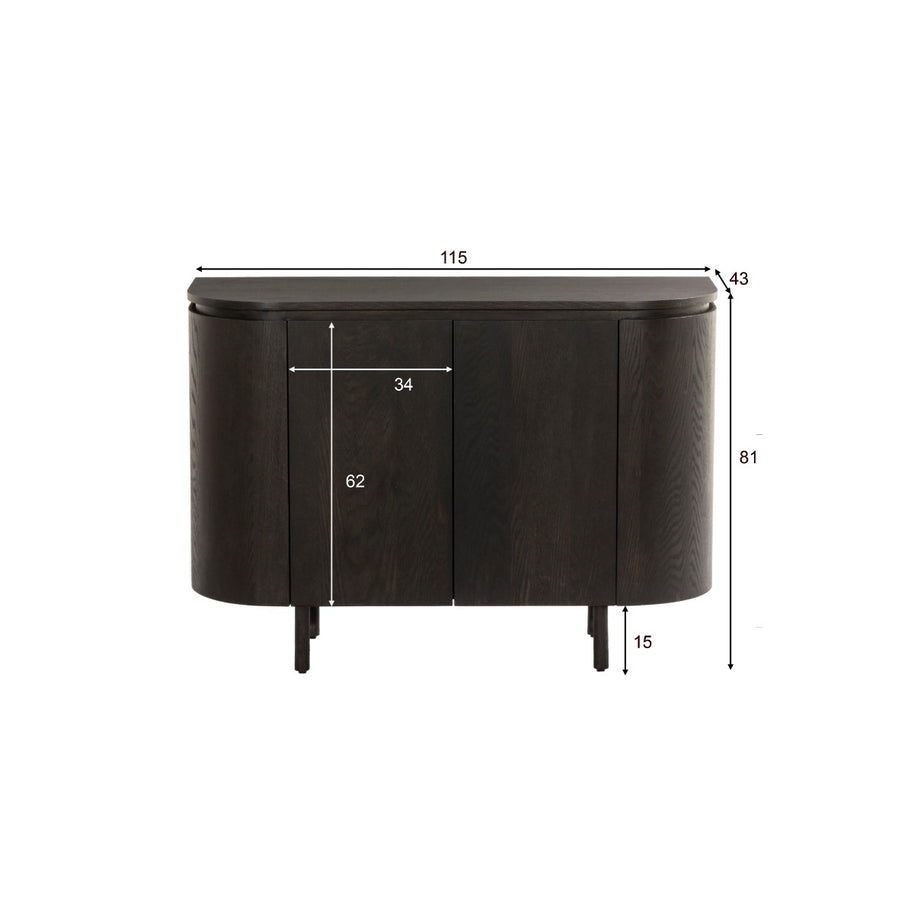 Tobago Espresso 115 cm