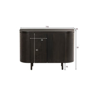 Tobago Espresso 115 cm