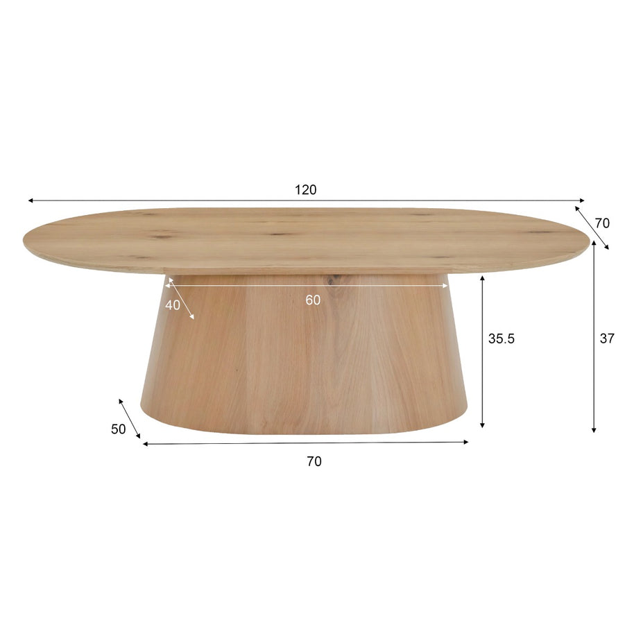 Novero Ovaal 120 cm
